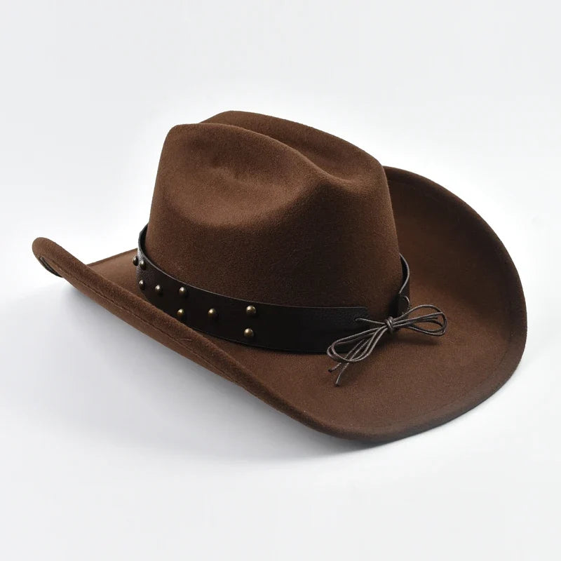 Vintage Wide Brim Western Cowboy Hat