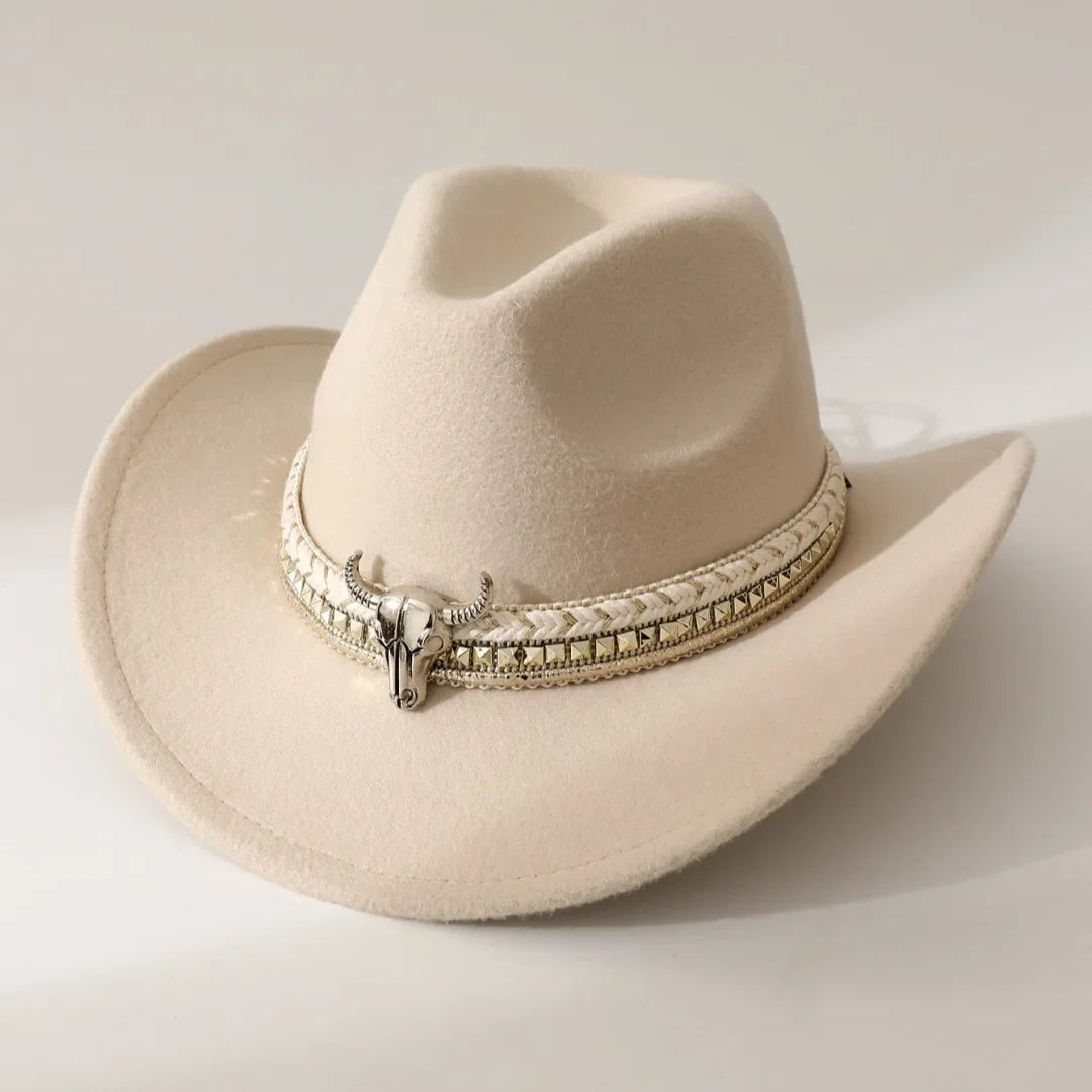 Heart-Shaped Felt Cowboy Hat