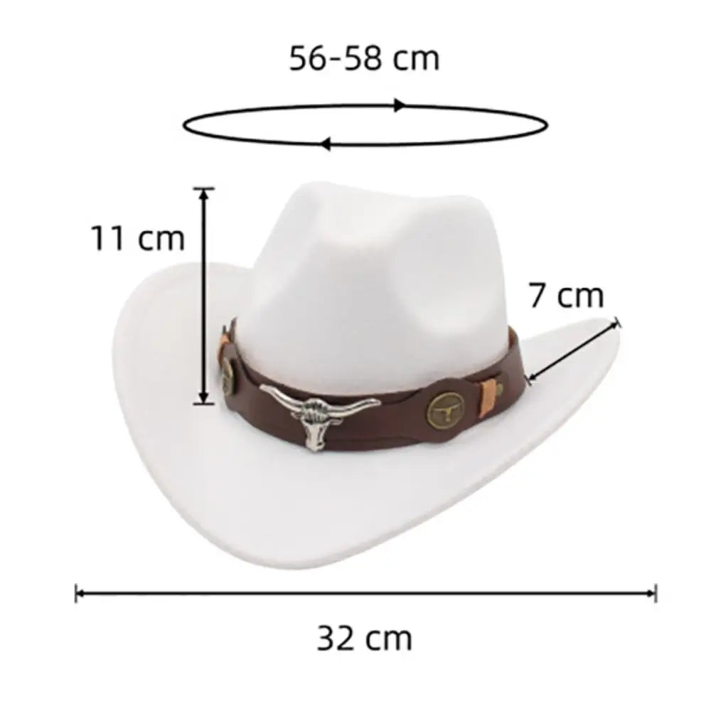 Children's Felt Western Cowboy Hat