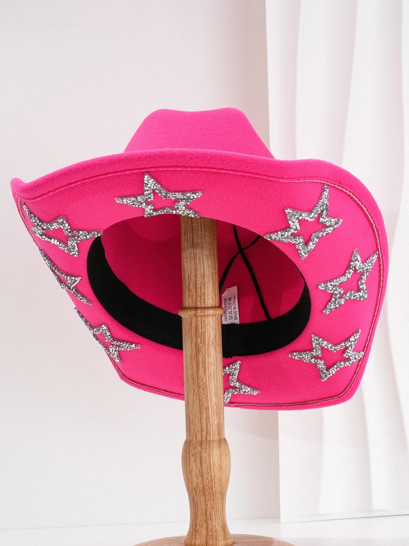 Pentagram Rhinestone Western Cowboy Hat