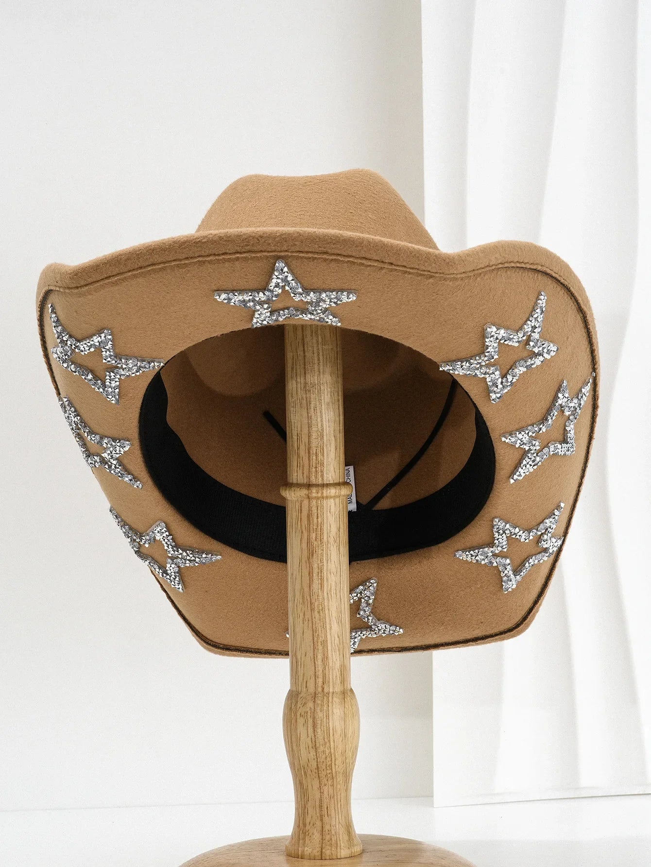 Pentagram Rhinestone Western Cowboy Hat