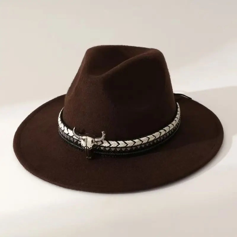 Heart-Shaped Felt Cowboy Hat