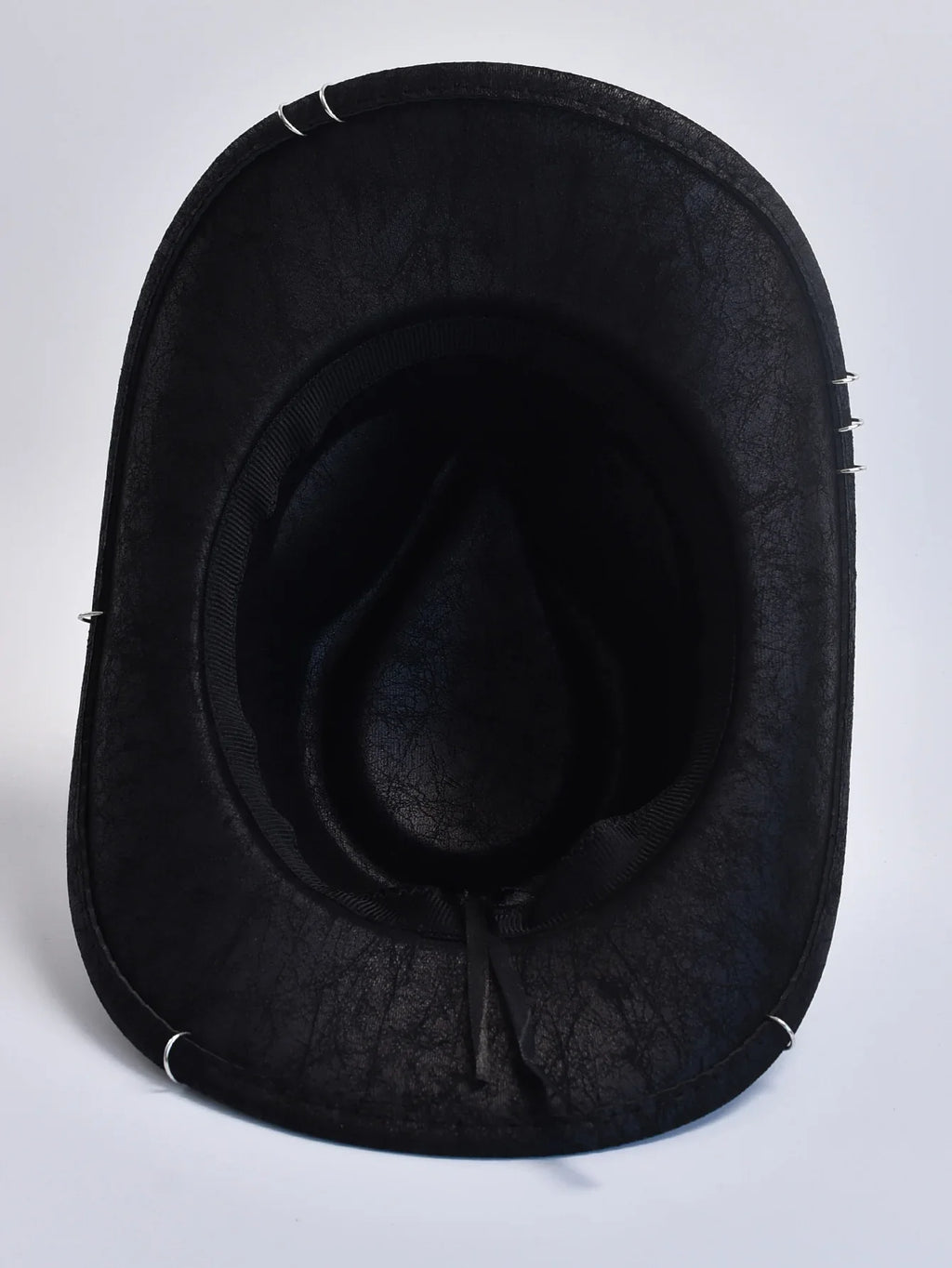 Vintage Faux Leather Western Hat