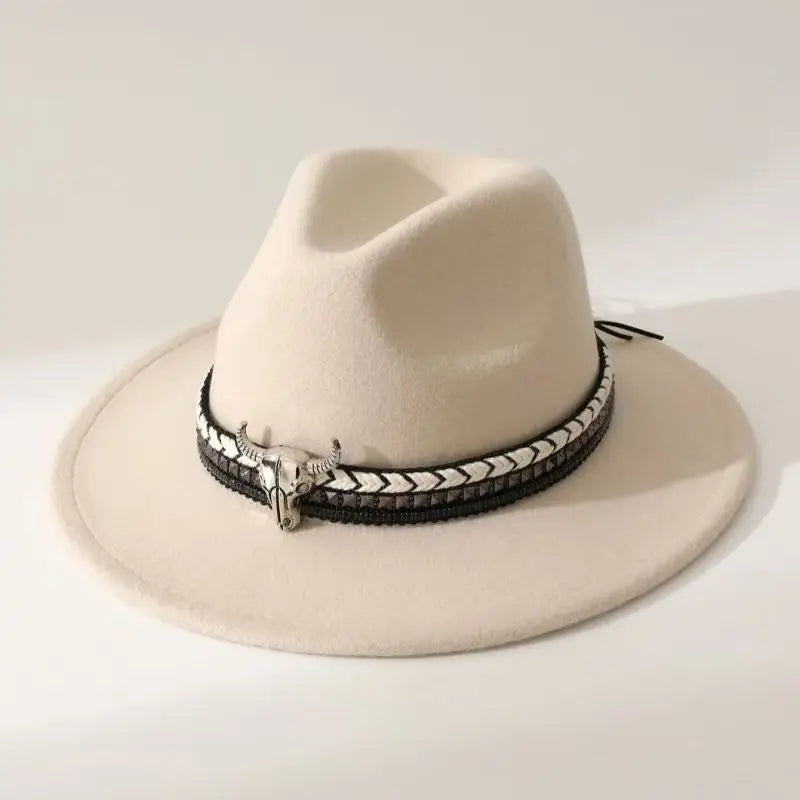 Heart-Shaped Felt Cowboy Hat