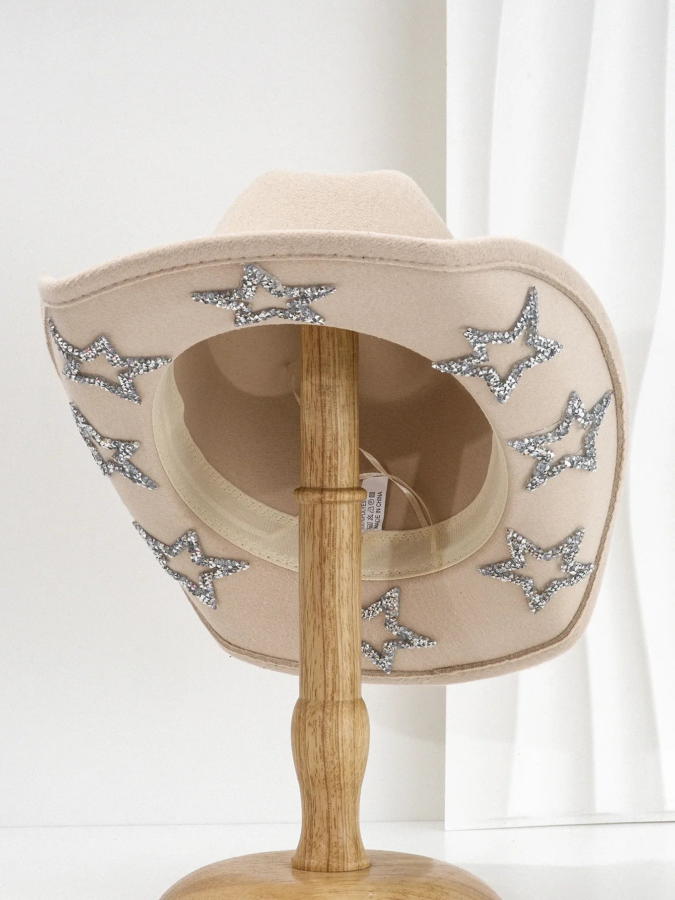 Pentagram Rhinestone Western Cowboy Hat