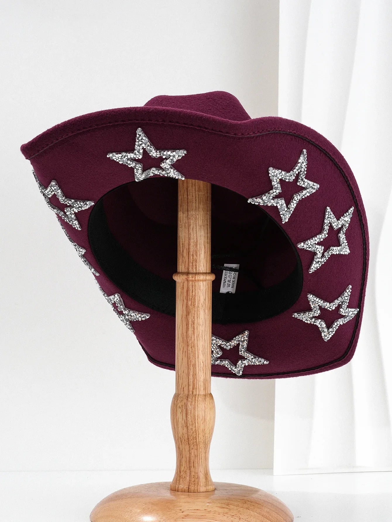 Pentagram Rhinestone Western Cowboy Hat