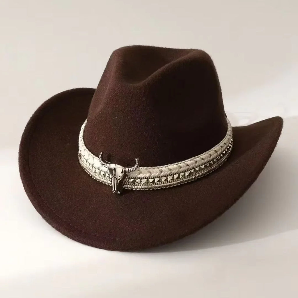 Heart-Shaped Felt Cowboy Hat