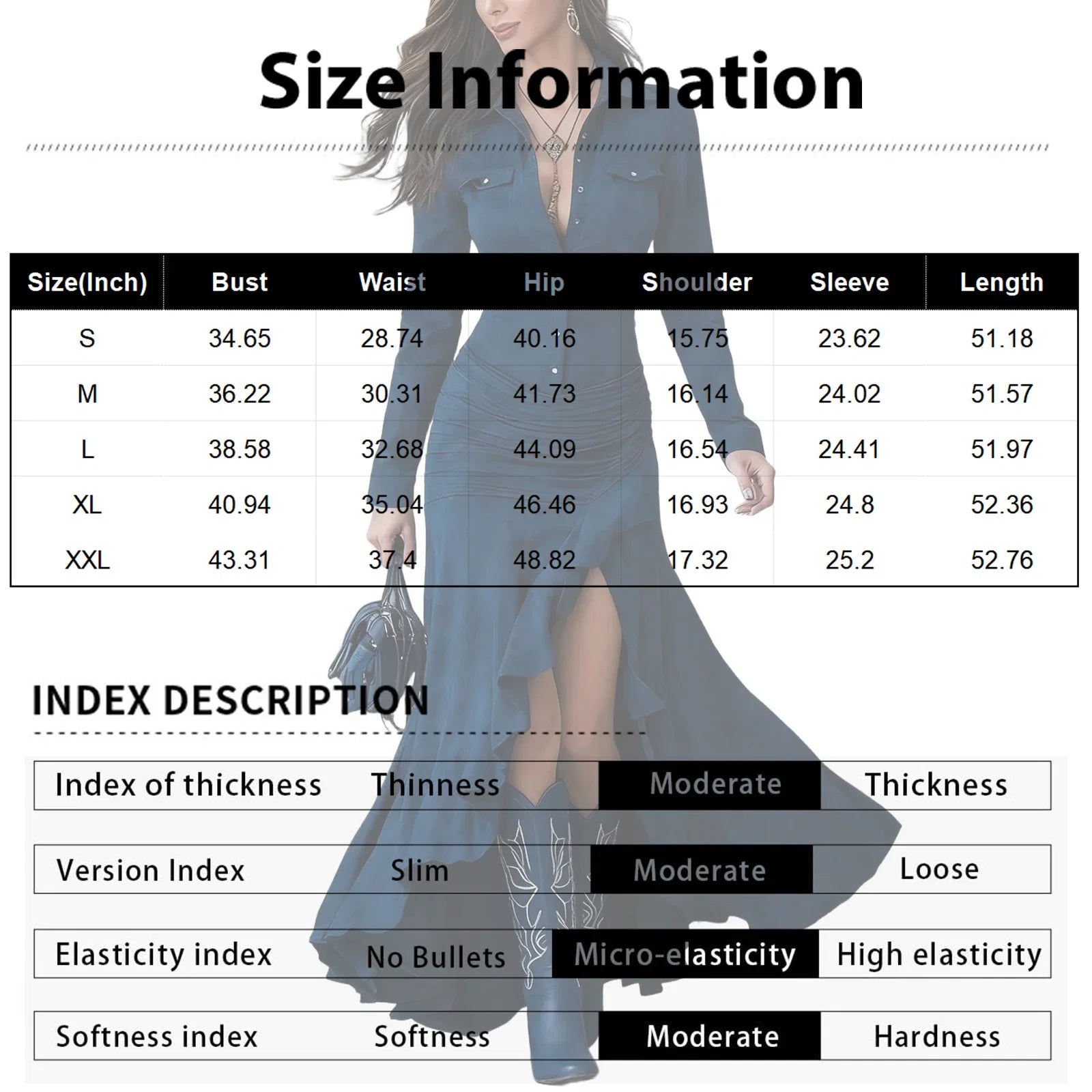 Western Ruffle Wrap Maxi Dress