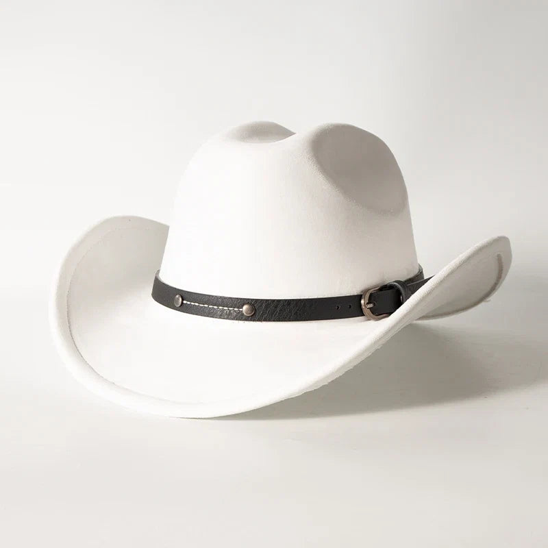 Suede Ox Head Cowboy Hat