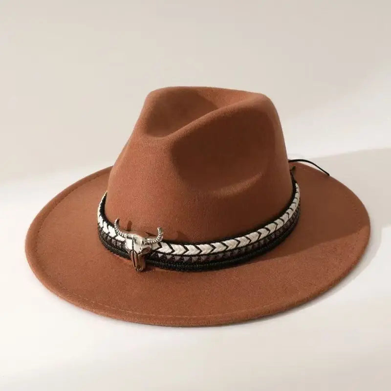 Heart-Shaped Felt Cowboy Hat