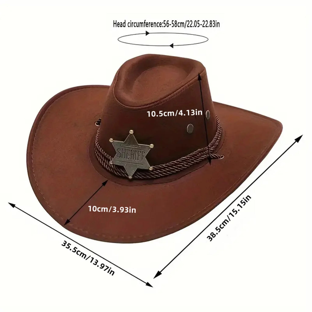 Western Star Rope Cowboy Hat