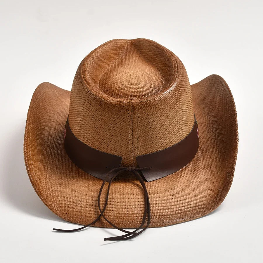Vintage Straw Cowboy Hat