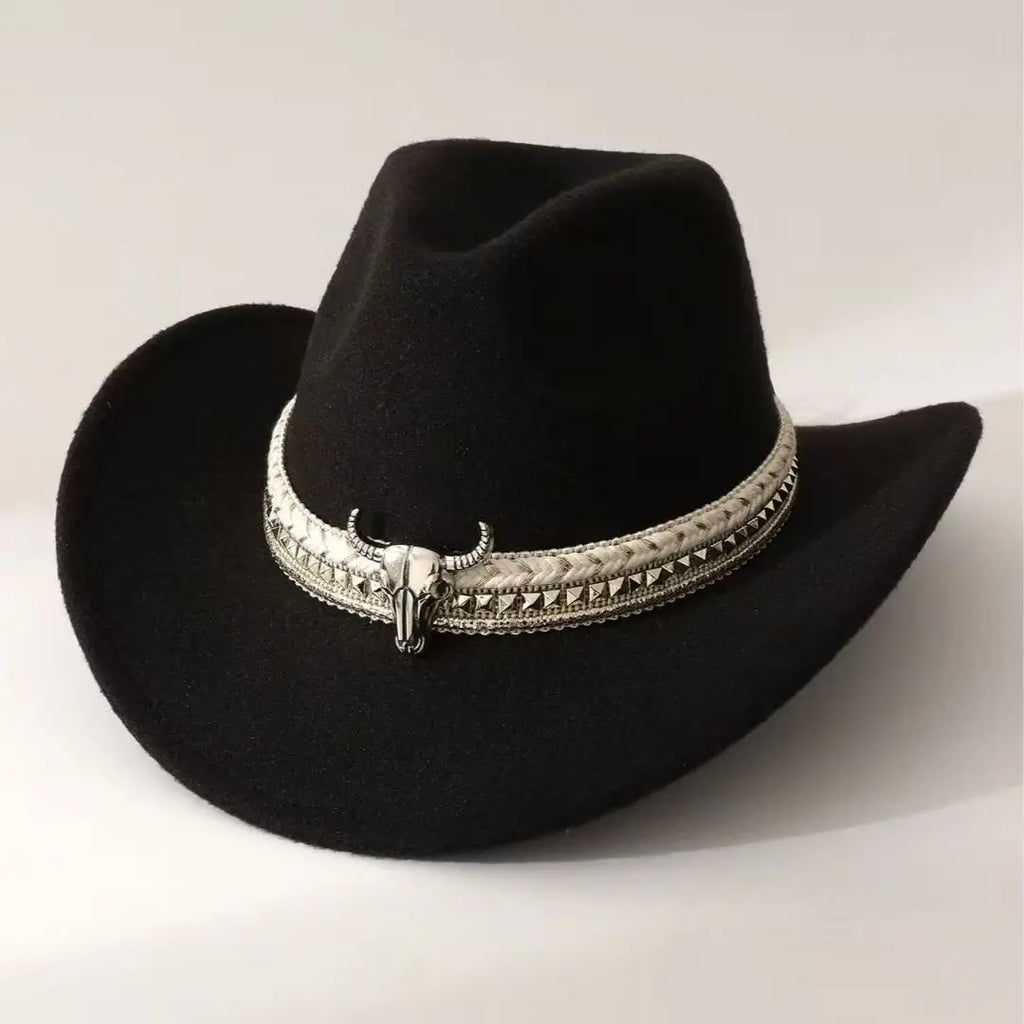 Heart-Shaped Felt Cowboy Hat