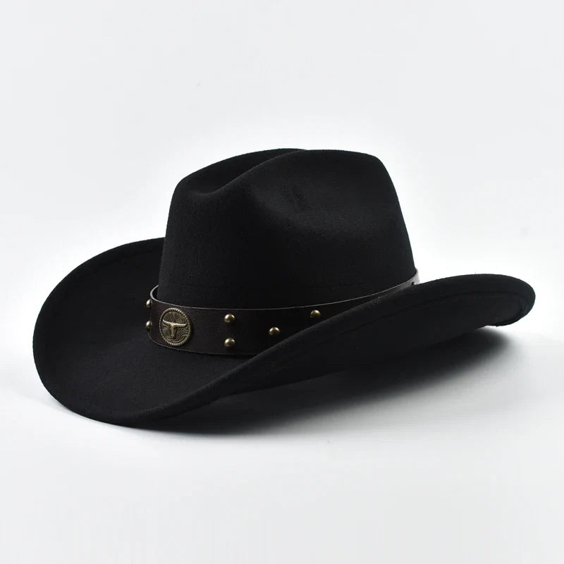Vintage Wide Brim Western Cowboy Hat