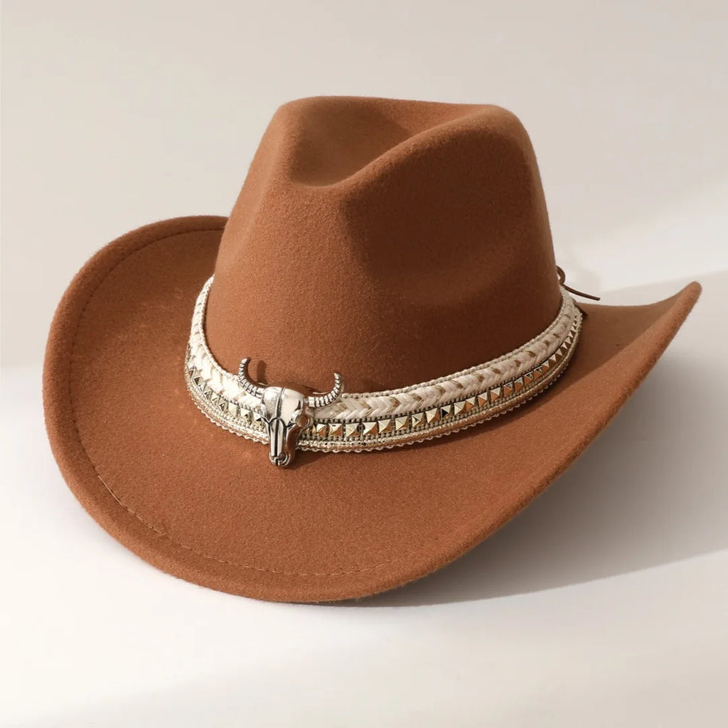 Heart-Shaped Felt Cowboy Hat