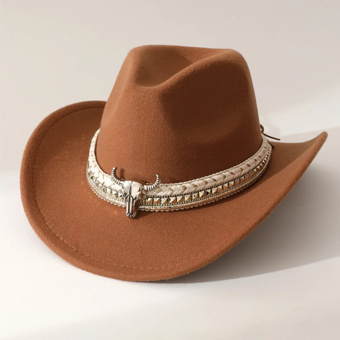 Heart-Shaped Felt Cowboy Hat