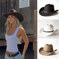 Suede Ox Head Cowboy Hat