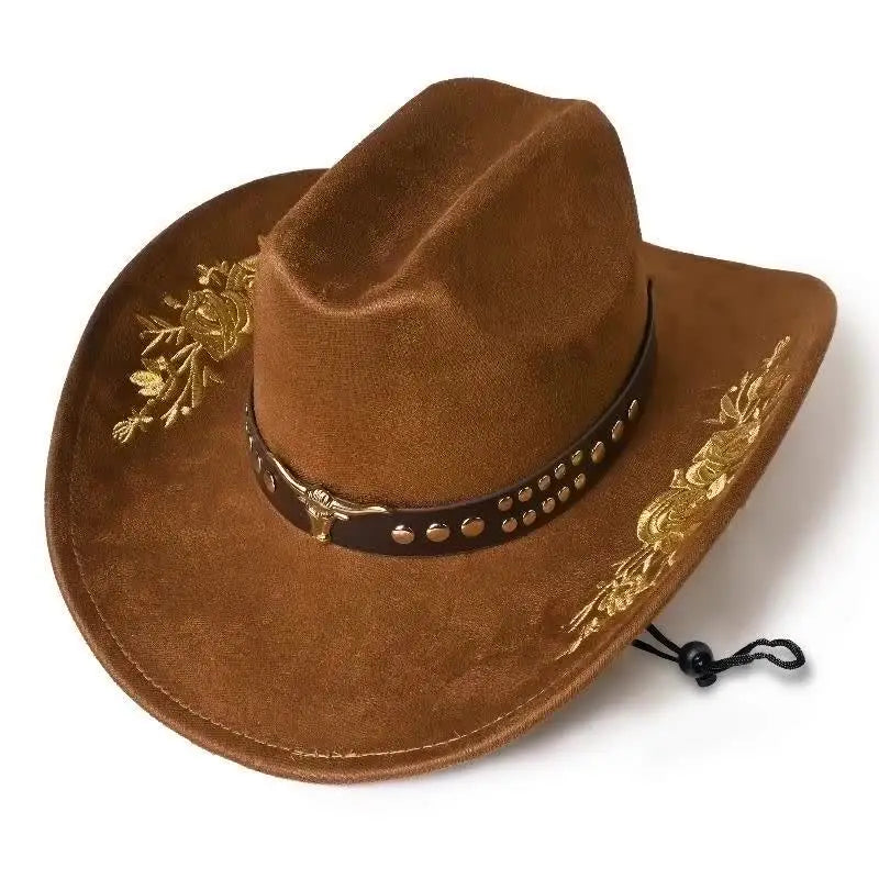 Vintage Embroidered Cowboy Hat