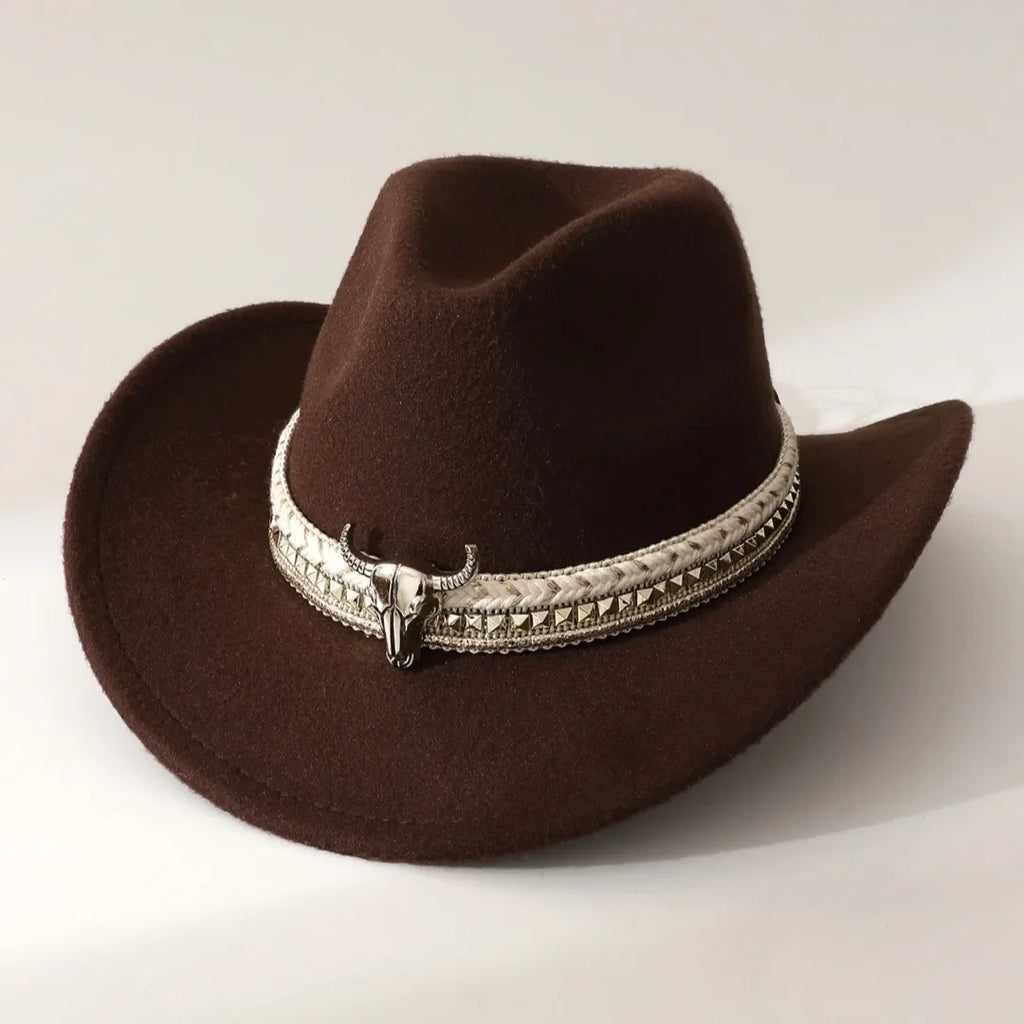 Heart-Shaped Felt Cowboy Hat