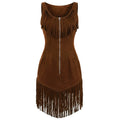 Lapel Neck Bodycon Mini Dress