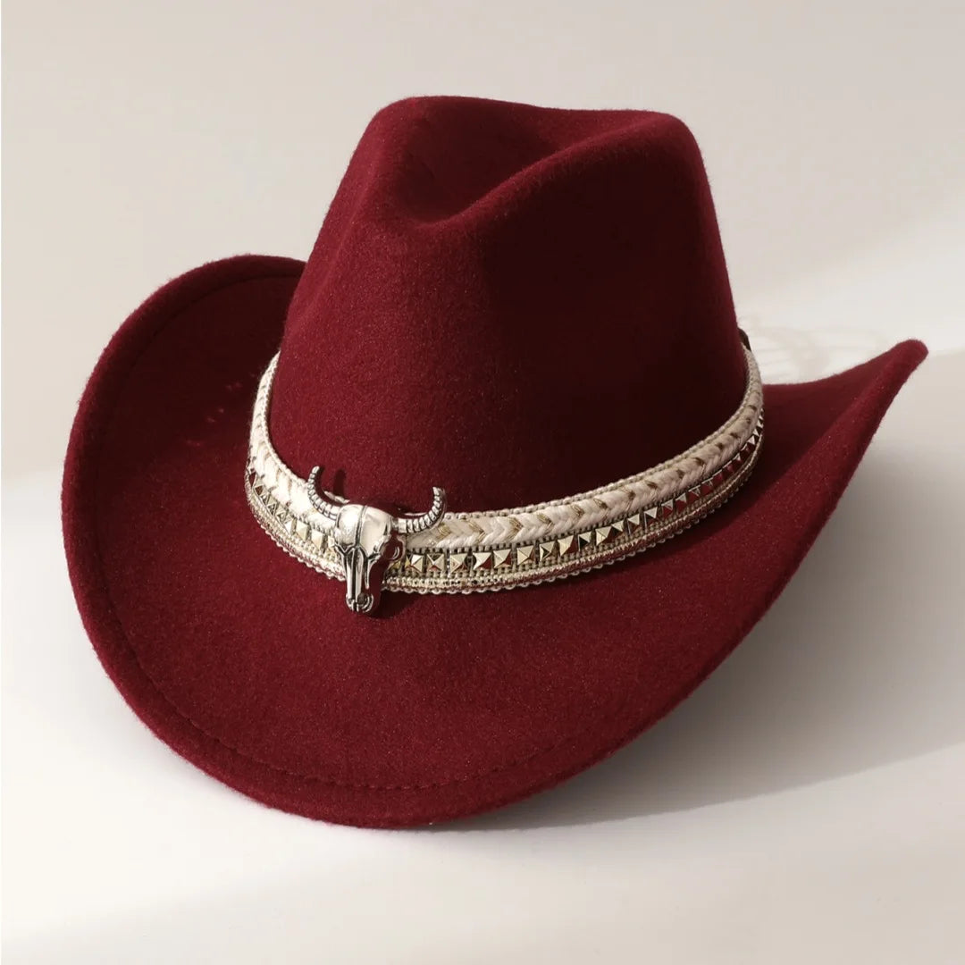 Heart-Shaped Felt Cowboy Hat