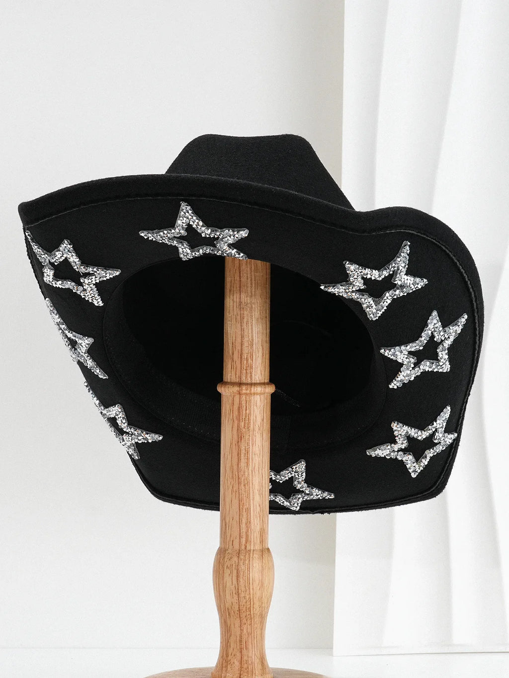 Pentagram Rhinestone Western Cowboy Hat