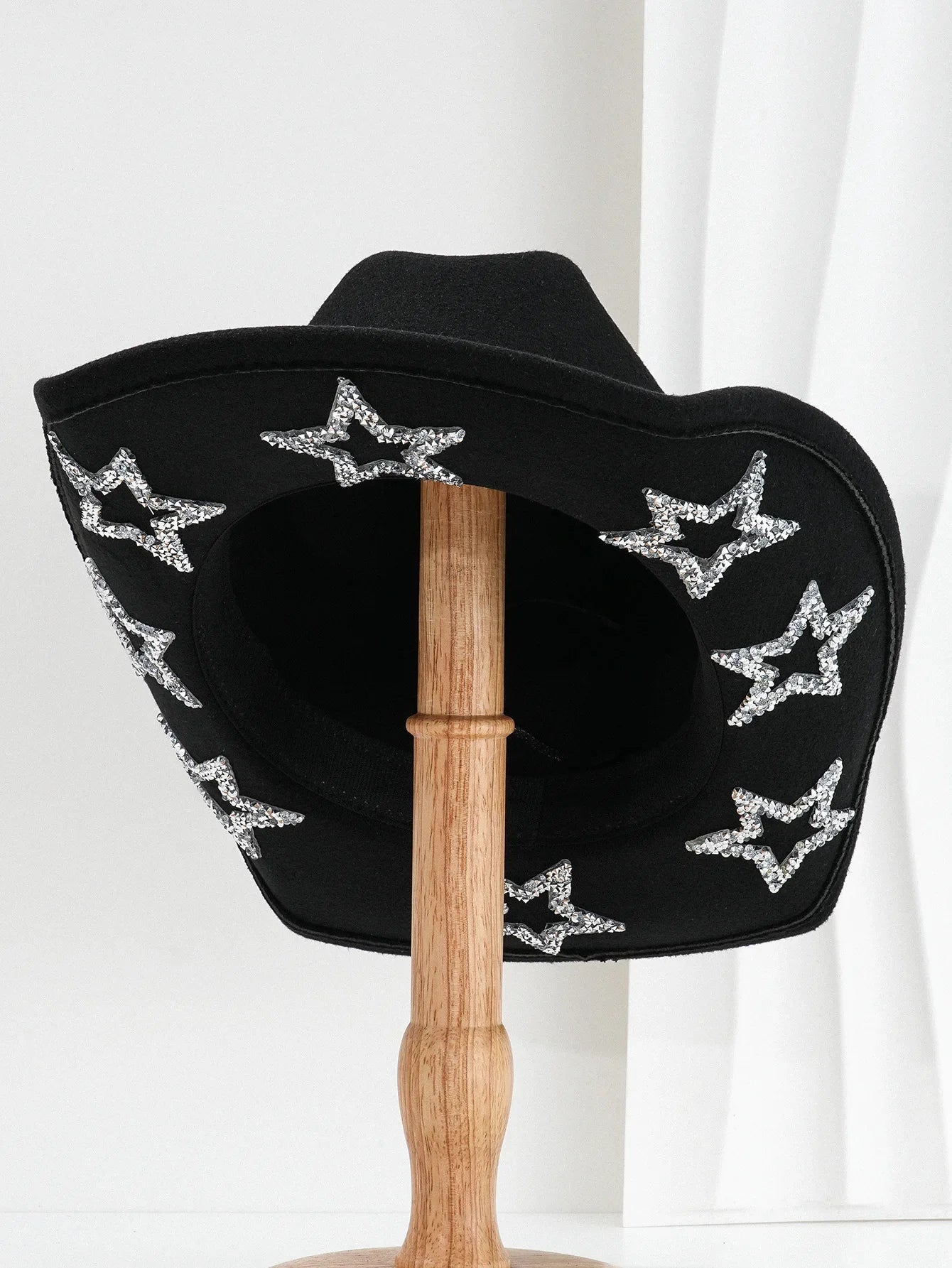 Pentagram Rhinestone Western Cowboy Hat