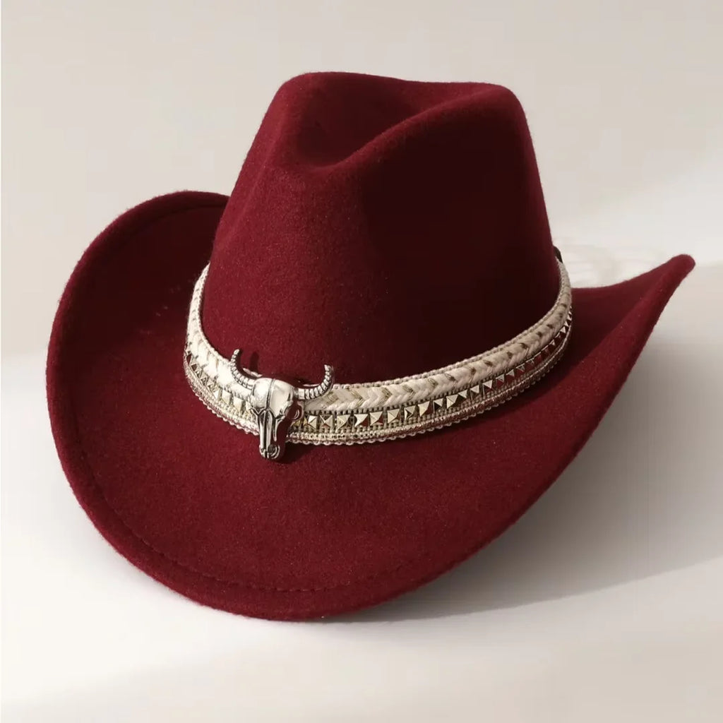 Heart-Shaped Felt Cowboy Hat